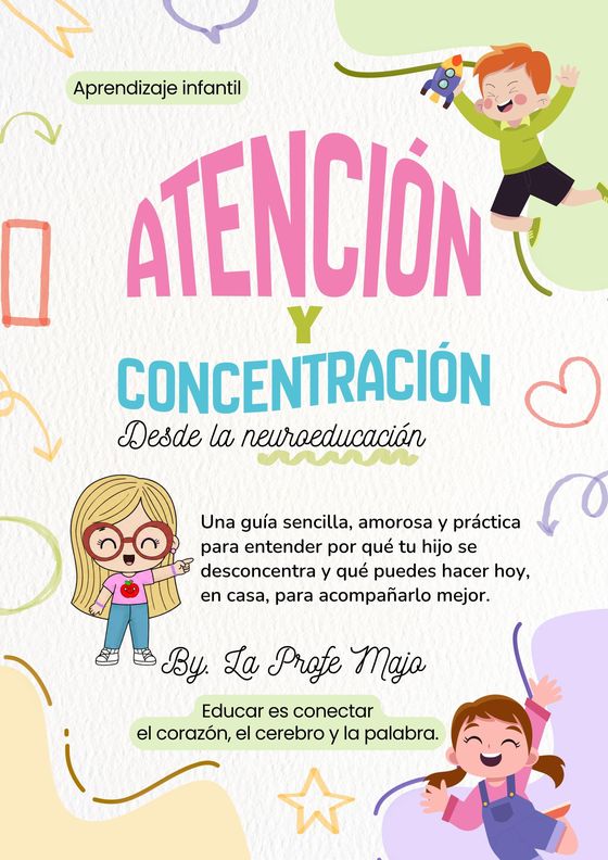 Guía de Atención y Concentración, por la Profe Majo